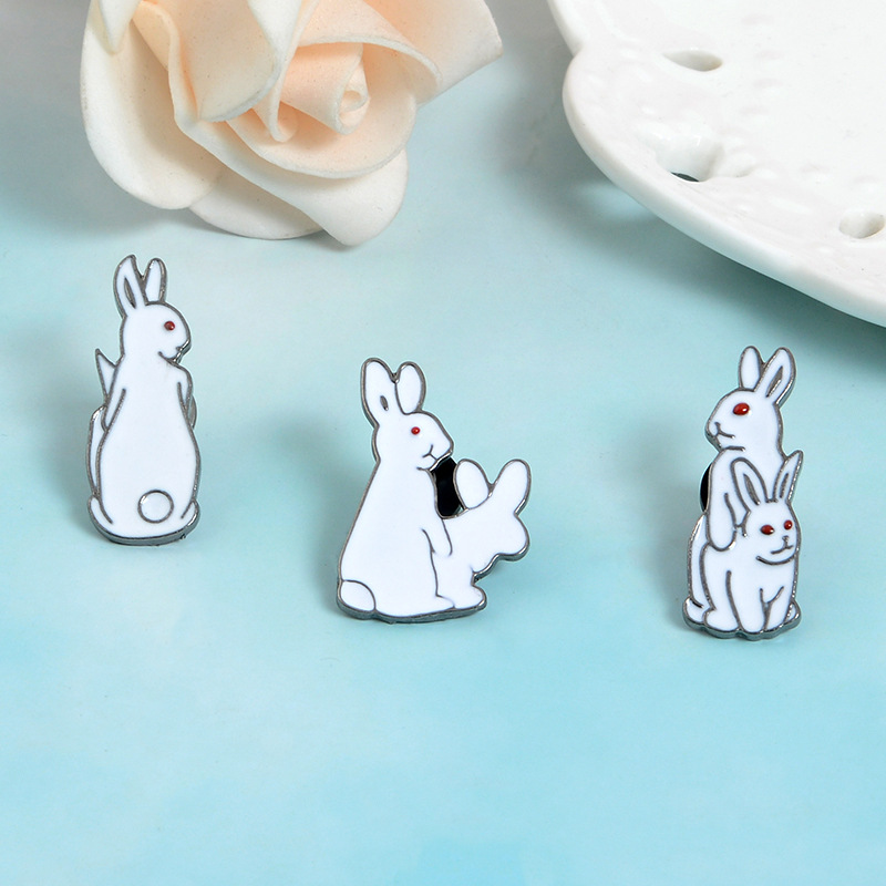 Brooch Pins Cartoon Animals Bu - đánh giá và giá Embroidery Rabbit