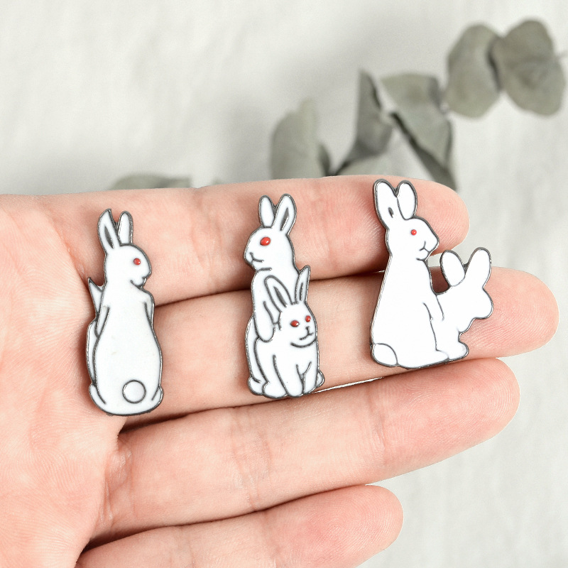 Brooch Pins Cartoon Animals Bu - đánh giá và giá Embroidery Rabbit