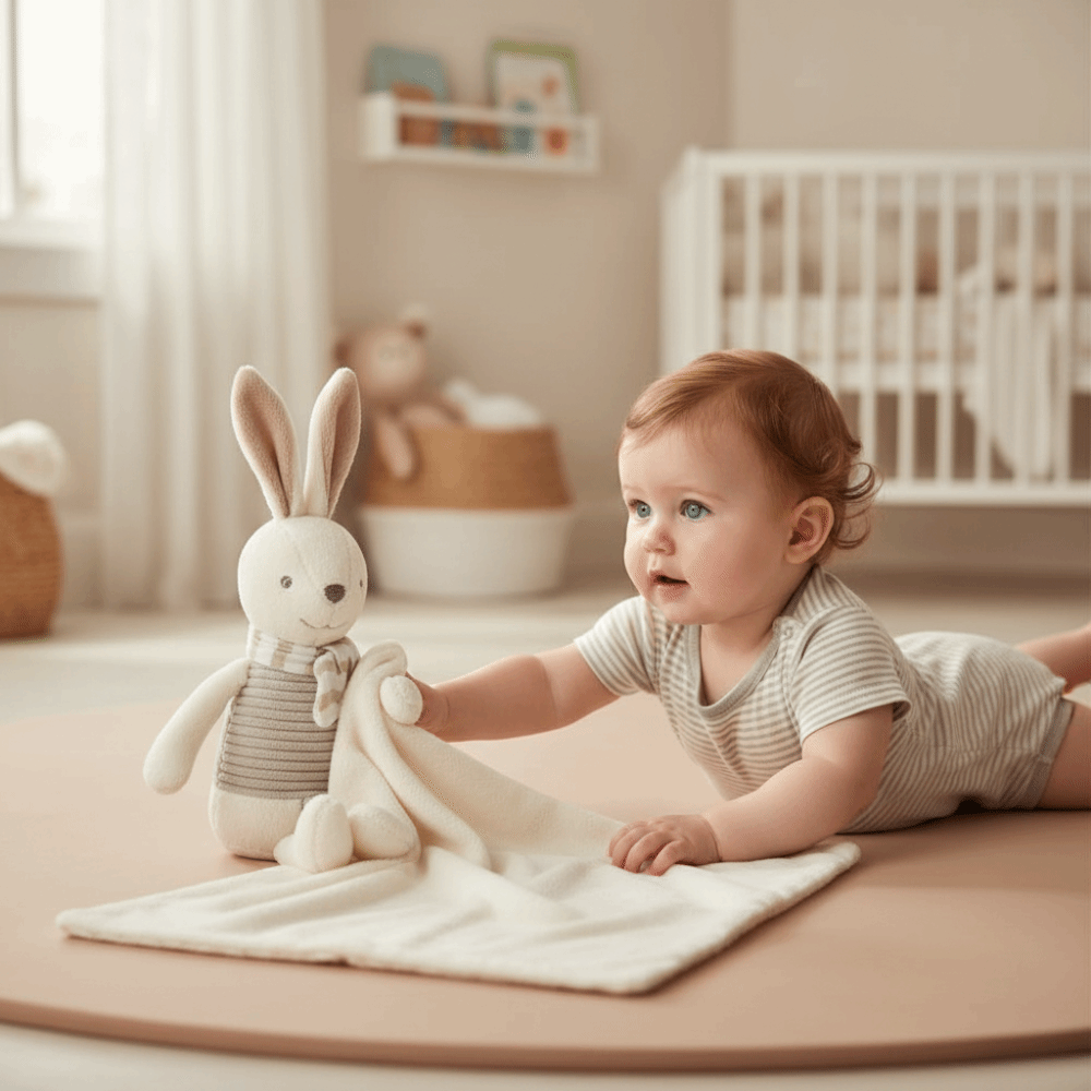 Square Shape Baby Rabbit Comfo - đánh giá và giá Embroidery Rabbit