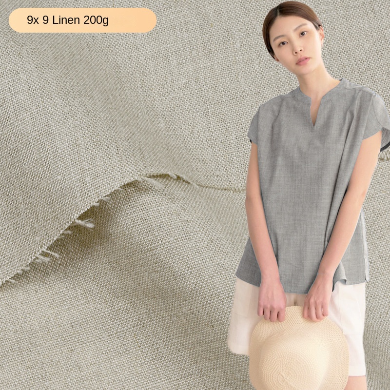 200G 9Sx9S Autumn Linen Fabric - đánh giá và giá Linen Fabric Natural