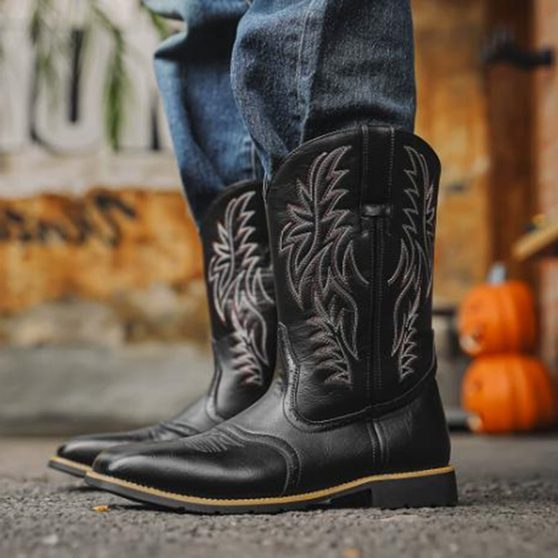 New Men High Boots Embroidery  - đánh giá và giá Embroidery Stitches