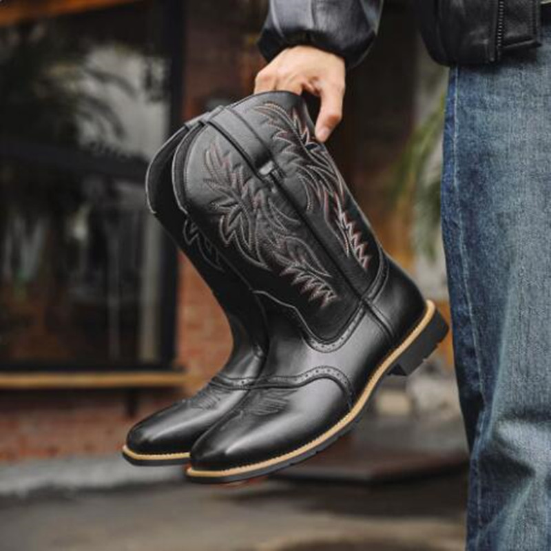 New Men High Boots Embroidery  - đánh giá và giá Embroidery Stitches