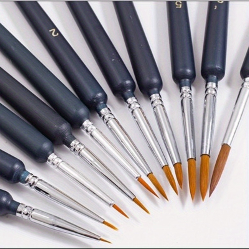 11pcs Paint Brush Set Professi - đánh giá và giá Embroidery Art Painting