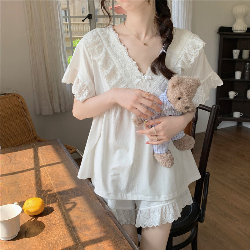Đồ Ngủ Bộ Nữ Xù Tối Giản Nguyê - đánh giá và giá Linen Fabric Natural