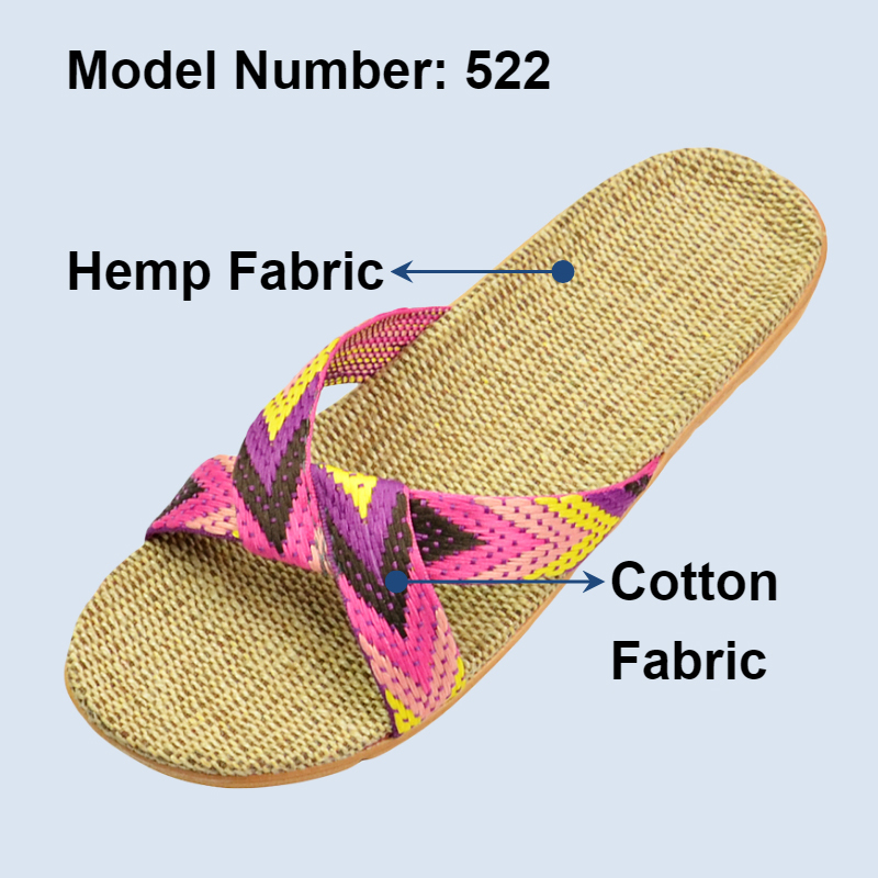 Natural linen slippers summer  - đánh giá và giá Linen Fabric Natural