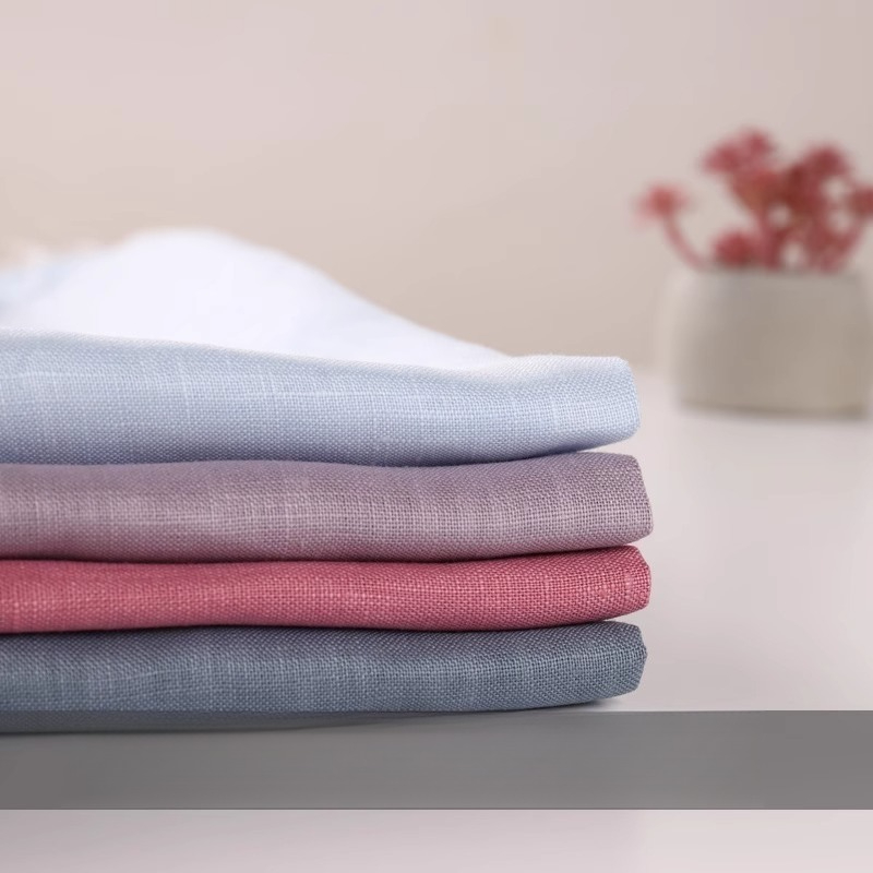 100% Pure Linen Ramie Summer D - đánh giá và giá Linen Fabric Natural