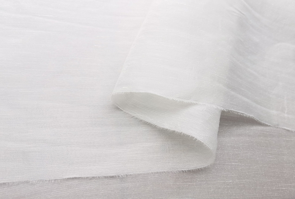 Mulberry Silk Linen 45'' Wide  - đánh giá và giá Linen Fabric Natural