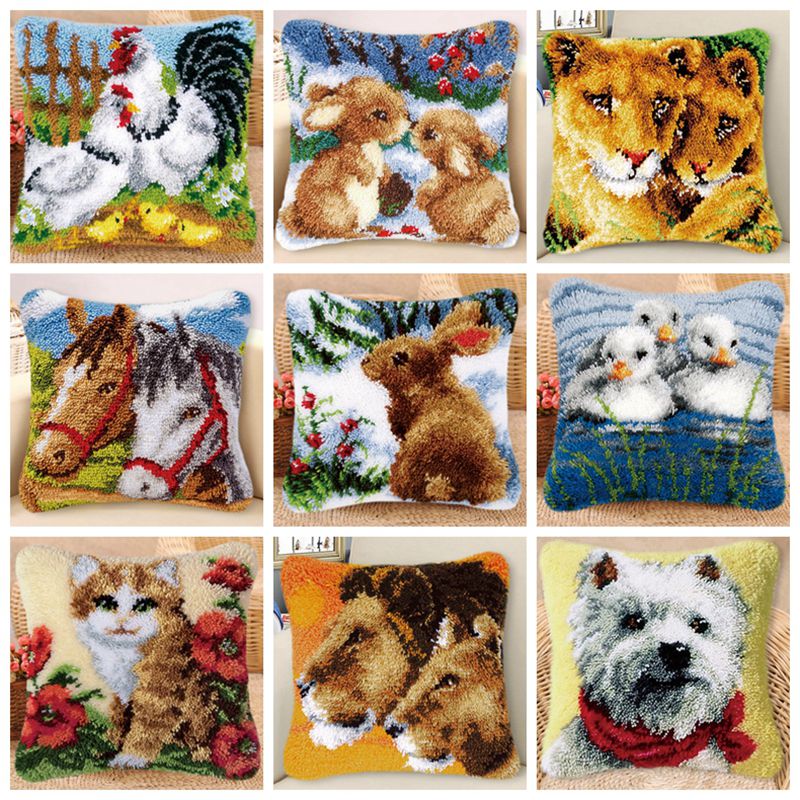 Rabbit Horse Latch Hook Kits S - đánh giá và giá Embroidery Rabbit