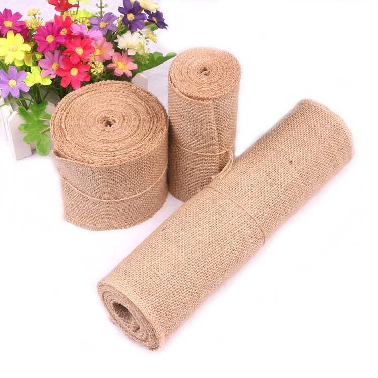 5-30CM Natural Jute Linen Fabr - đánh giá và giá Linen Fabric Natural