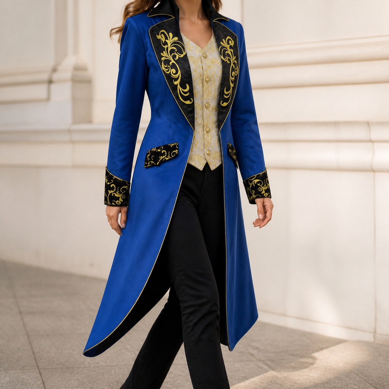 Women's Printed Long Sleeve Vi - đánh giá và giá Embroidery Gold