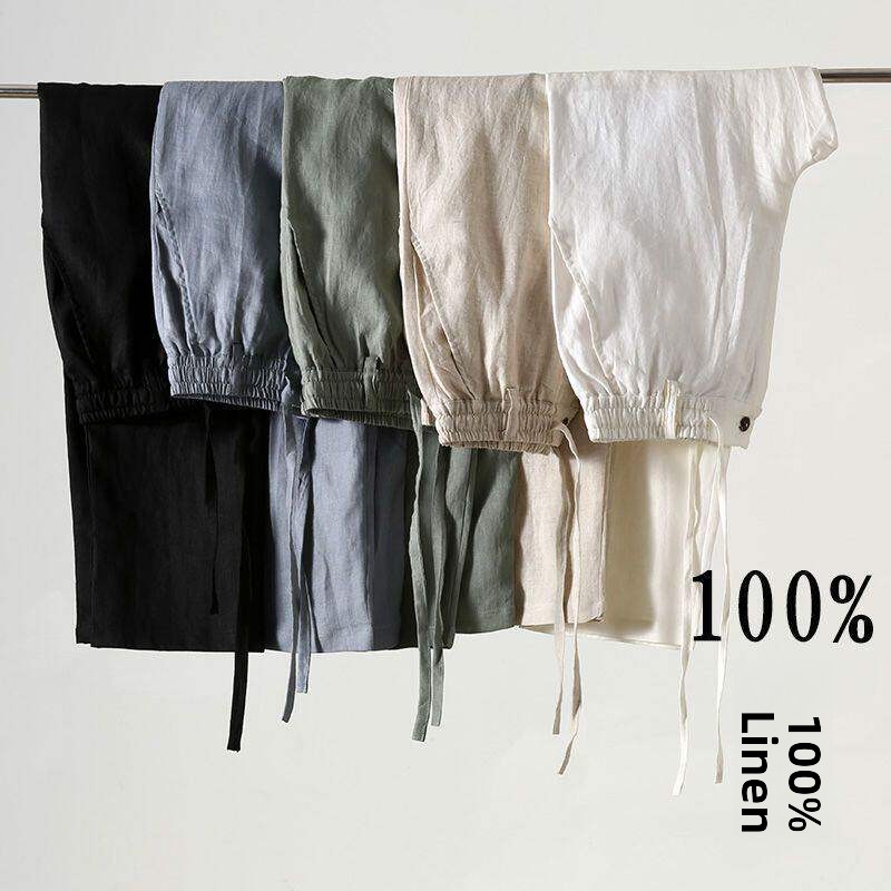 Loose Cotton Linen Men's Casua - đánh giá và giá Linen Fabric Natural