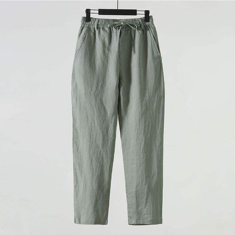 Loose Cotton Linen Men's Casua - đánh giá và giá Linen Fabric Natural