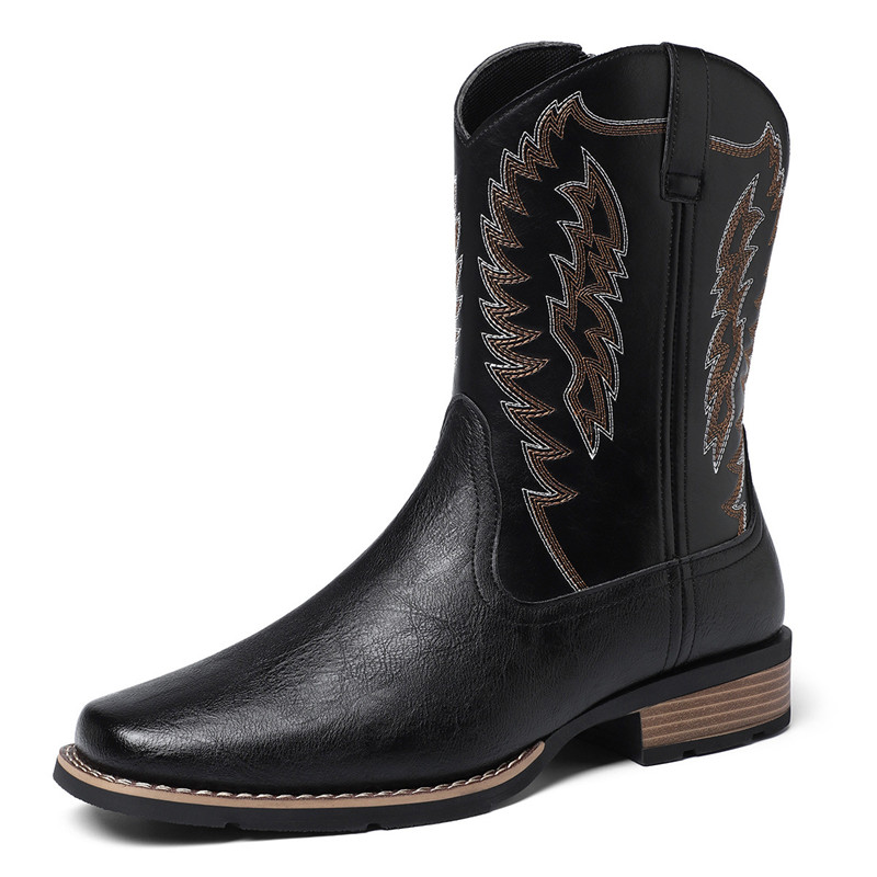 Men High Boot Embroidery Retro - đánh giá và giá Embroidery Stitches
