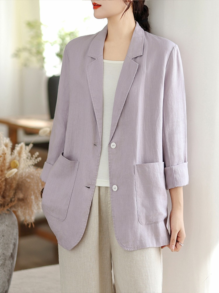 Casual Style Cotton Linen Long - đánh giá và giá Linen Fabric Natural