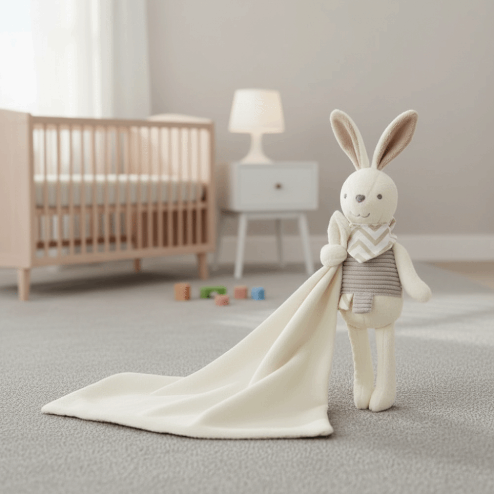 Square Shape Baby Rabbit Comfo - đánh giá và giá Embroidery Rabbit
