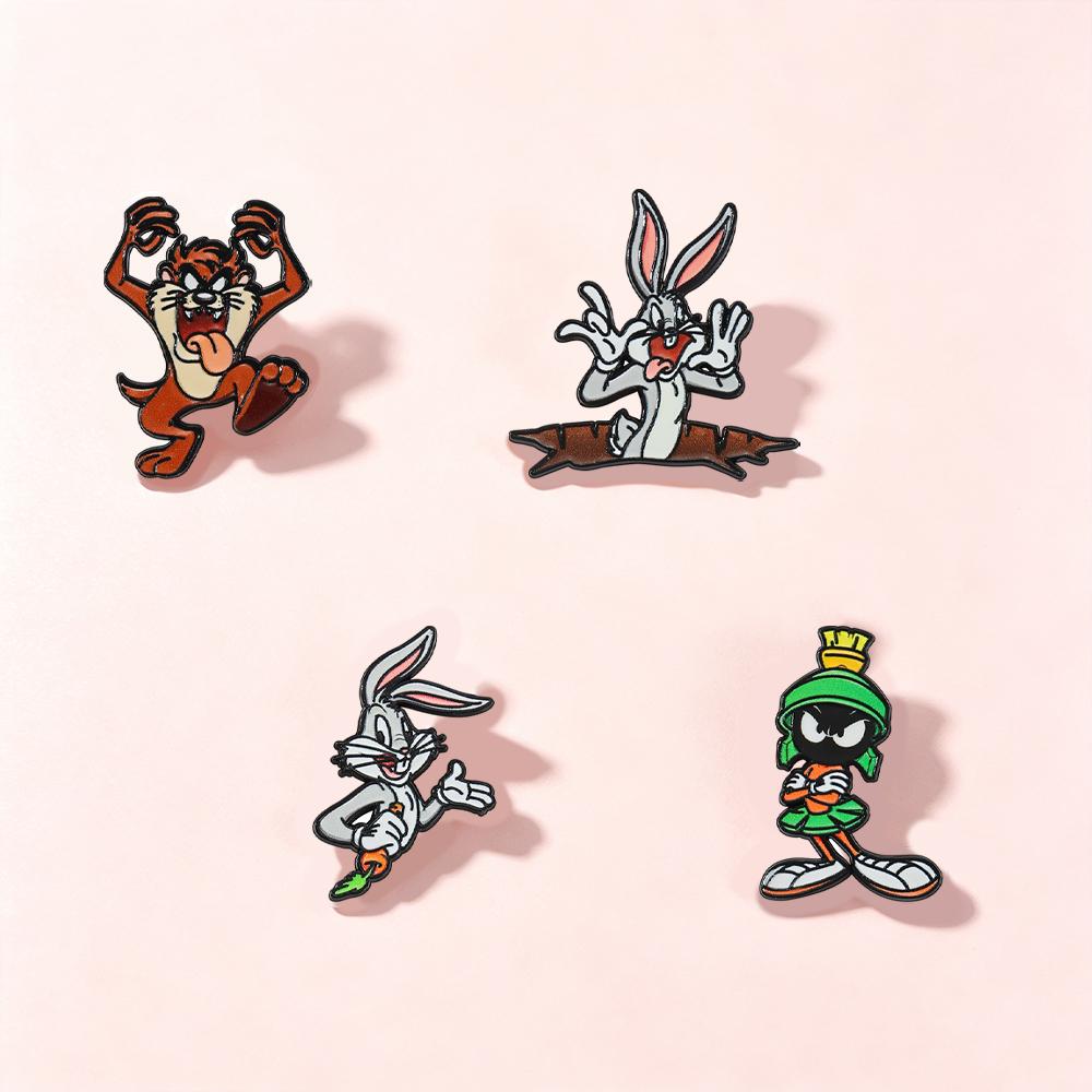 4pcs Cartoon Character Lapel P - đánh giá và giá Embroidery Rabbit