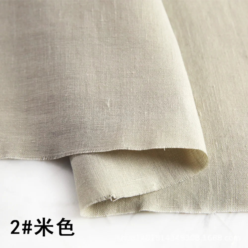 100% Pure Linen Natural Fibers - đánh giá và giá Linen Fabric Natural