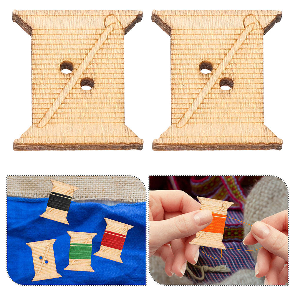 100Pcs Wooden Thread Winding B - đánh giá và giá Embroidery Stitches