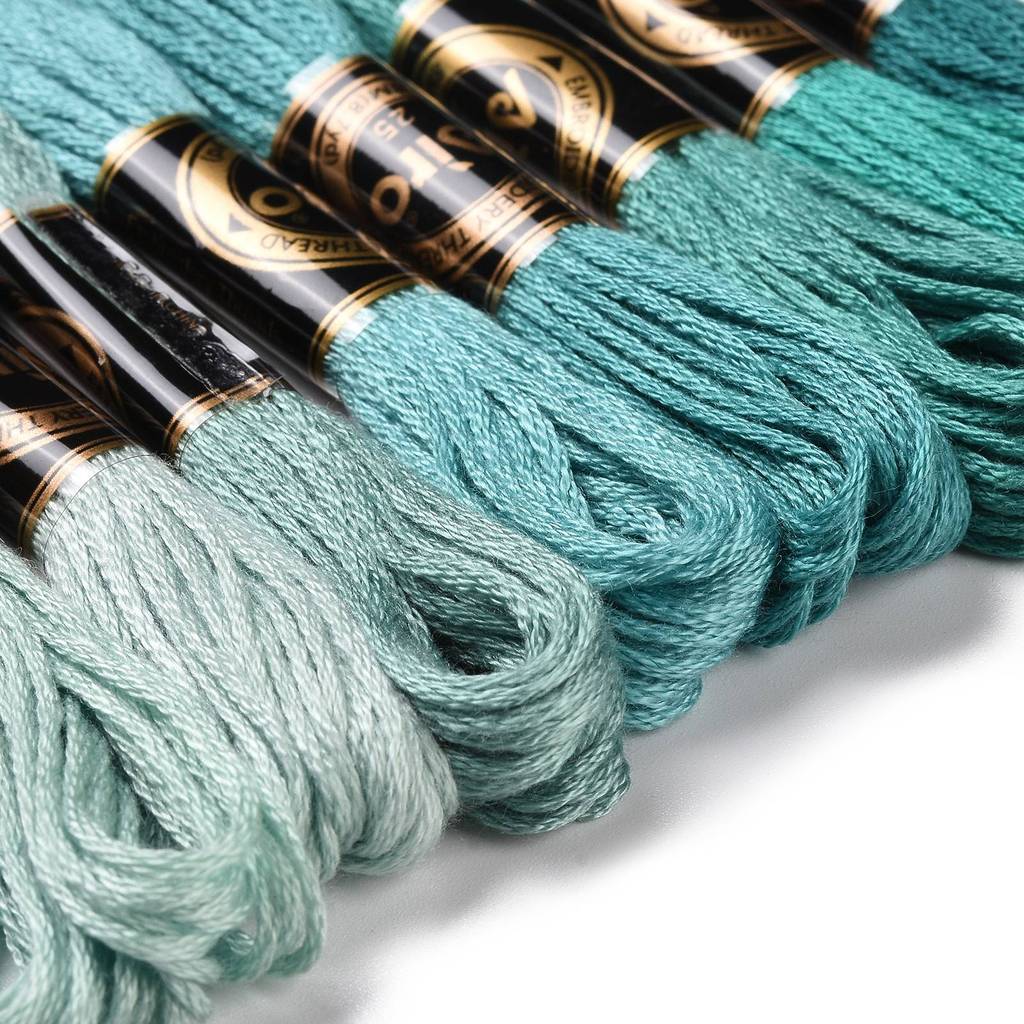 1Set 8 Skeins 0.5mm 6-Ply Poly - đánh giá và giá Embroidery Stitches
