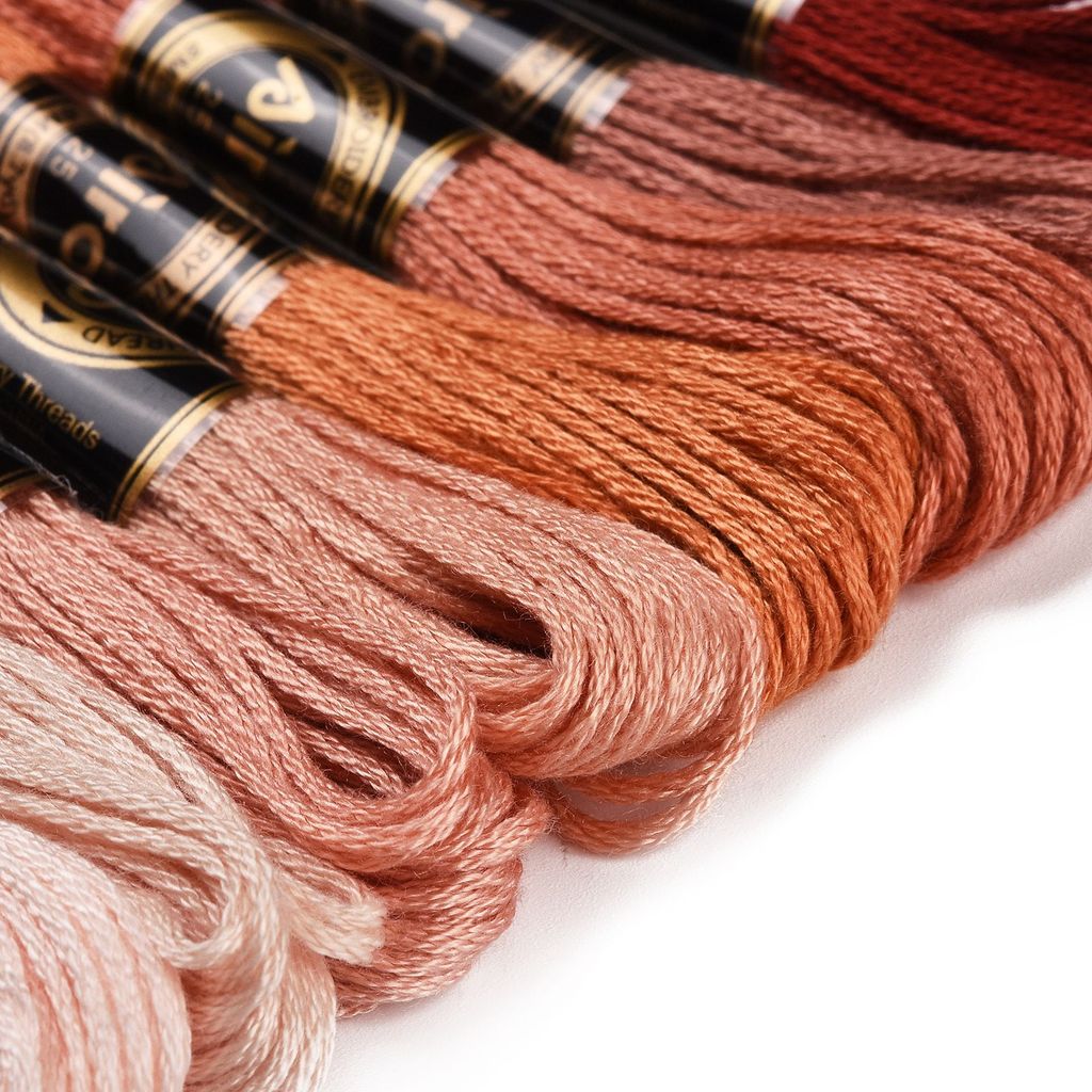 1Set 8 Skeins 0.5mm 6-Ply Poly - đánh giá và giá Embroidery Stitches