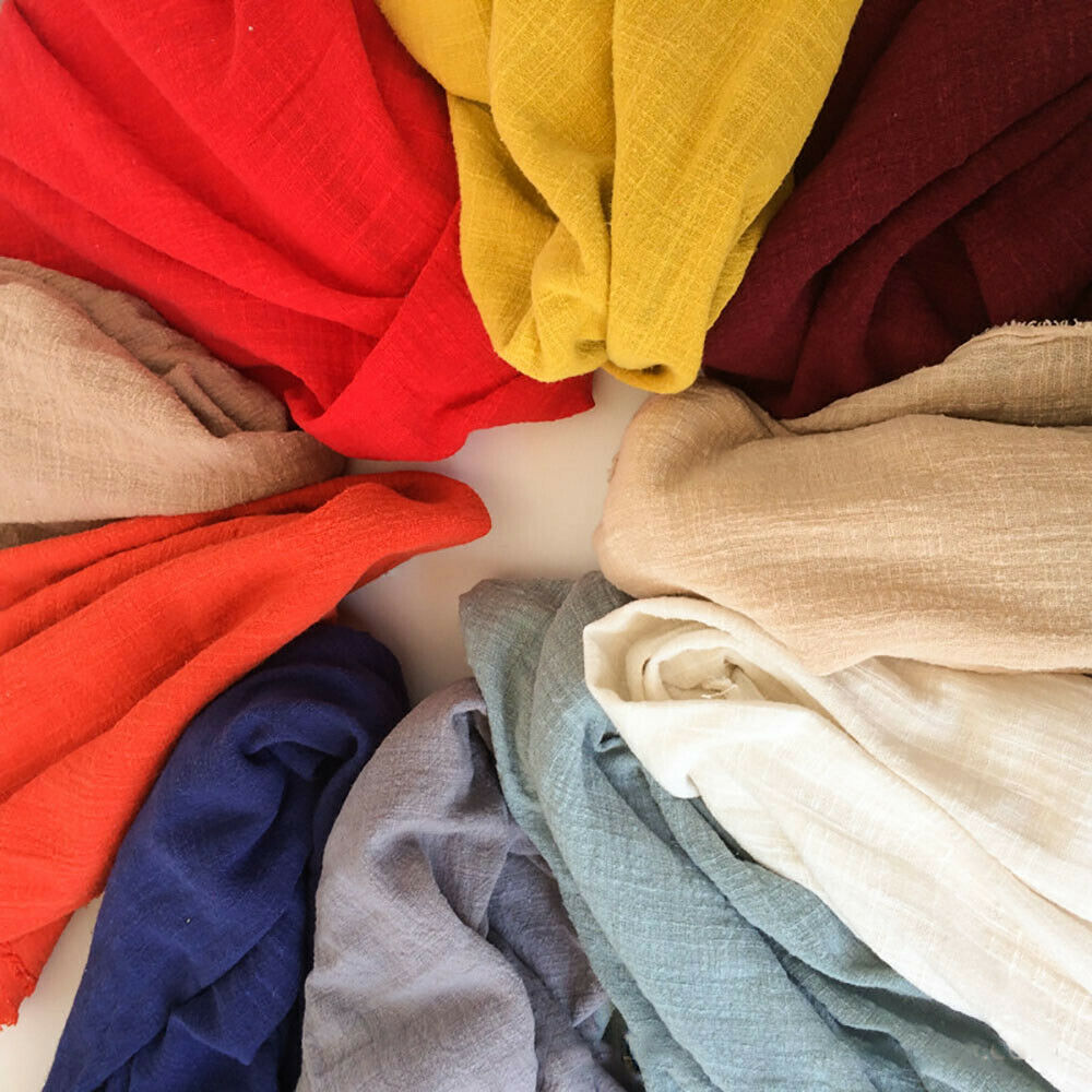 Colorful Thin Linen Cotton Cre - đánh giá và giá Linen Fabric Natural