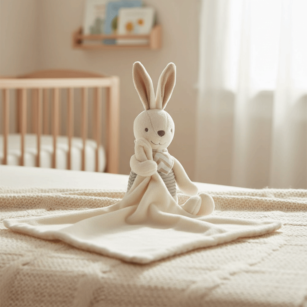 Square Shape Baby Rabbit Comfo - đánh giá và giá Embroidery Rabbit
